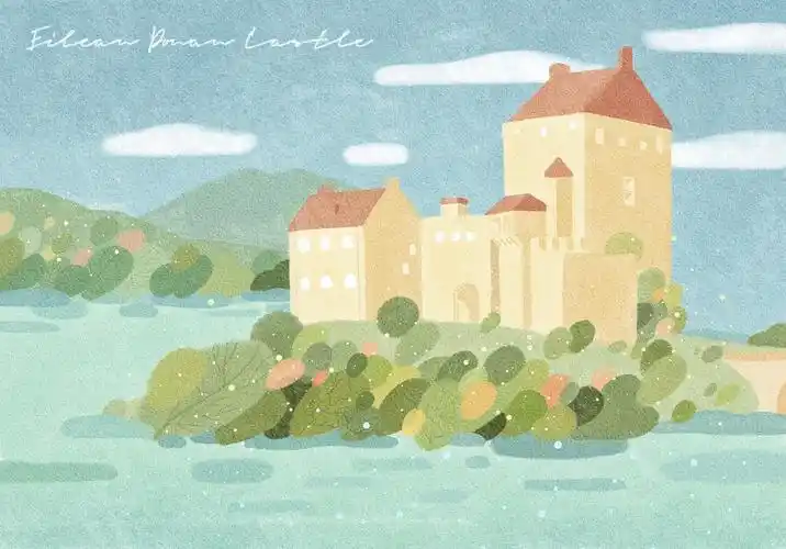爱莲朵娜城堡- eilean donna castle