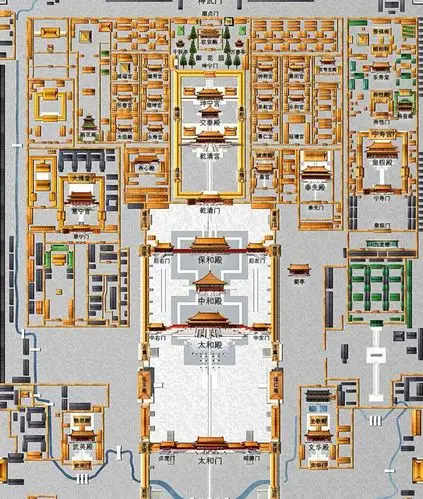 故宫博物院平面装修效果图