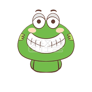 图怪兽原创元素卡通表情包青蛙可爱