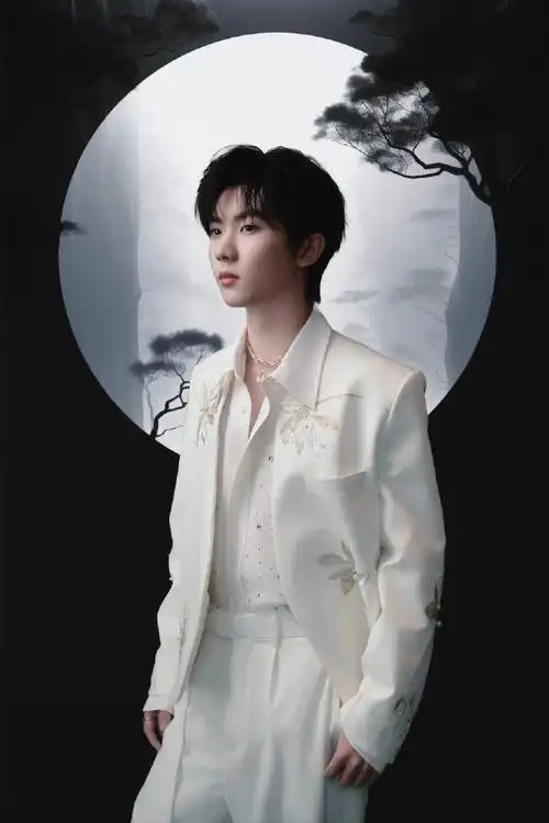 人气歌手@时代少年团队长-马嘉祺佩戴#qeelinyuyi系列#项链及#qeelin