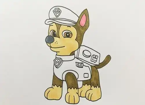 汪汪队立大功阿奇怎么画阿奇简笔画教程