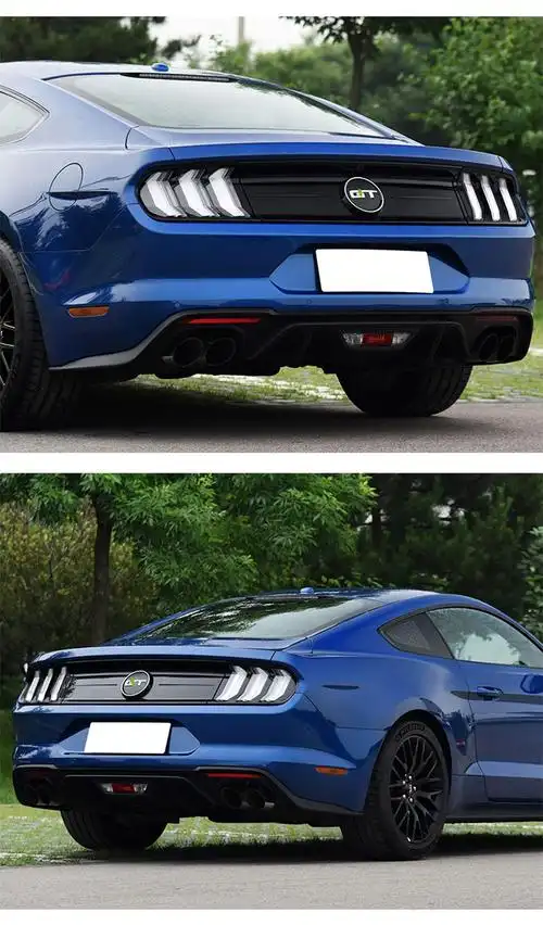 福特野马mustang车标-21款福特野马改装gt圆标mustang车尾标后备箱车