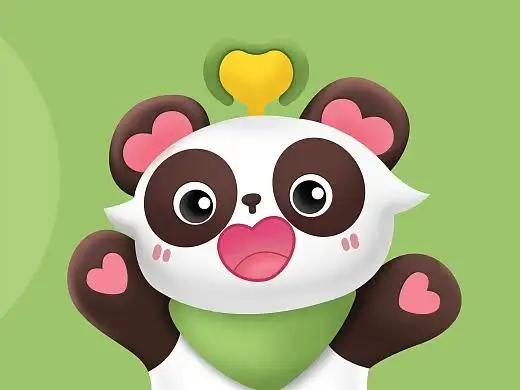 幼儿园熊猫吉祥物ip设计
