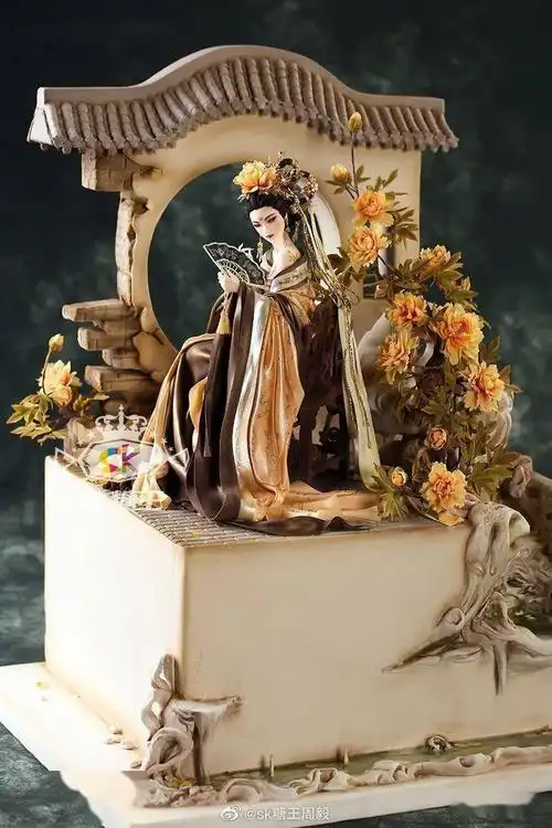 这么美的古风翻糖人偶蛋糕你舍得吃吗