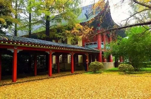南京师范大学随园校区秋景如画