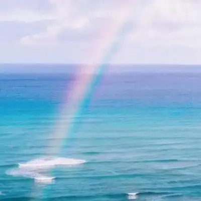 彩虹头像风景高清唯美带来好运漂亮的彩虹风景微信头像图片