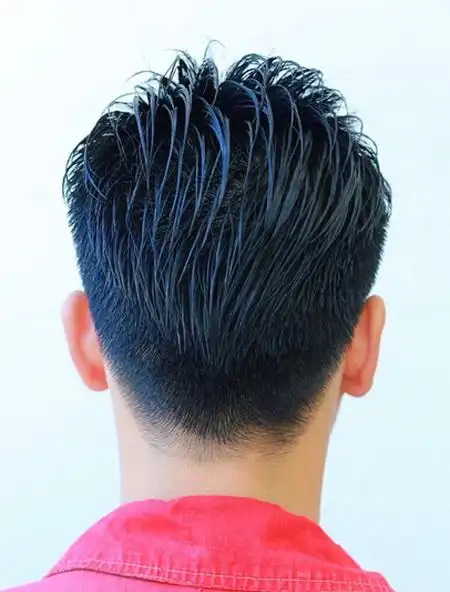 改良版小背头潮男发型图,背头图片,发型图片