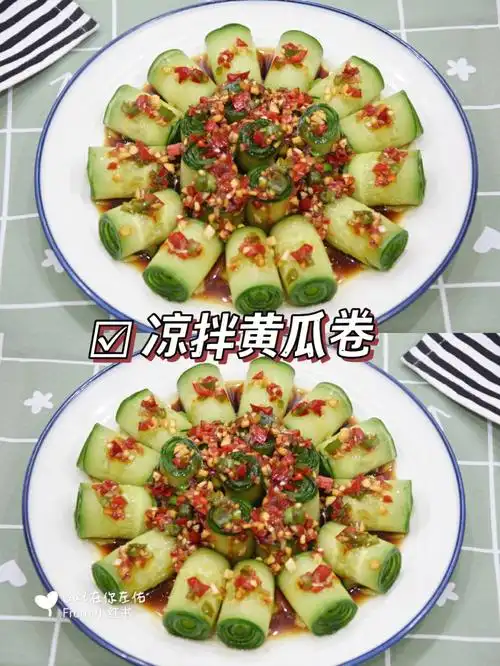 06凉拌黄瓜卷60这样做分分钟光盘