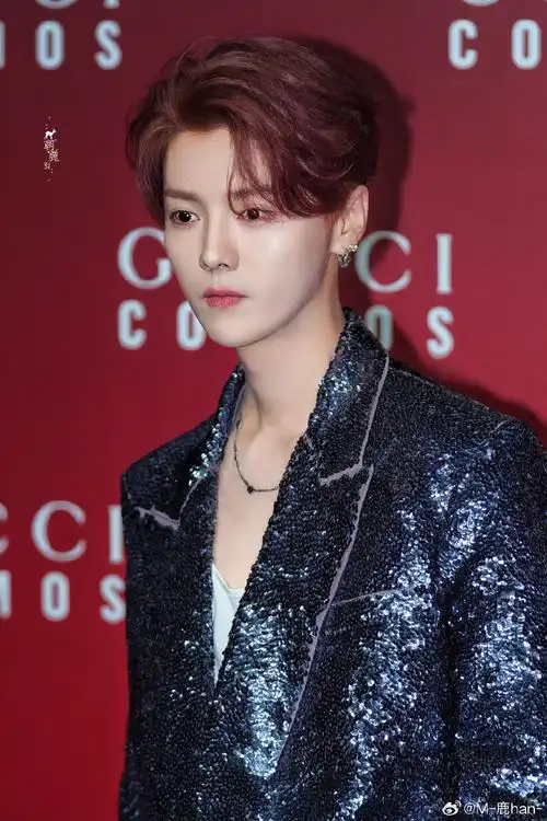 鹿晗##歌手鹿晗##gucci品牌代言人鹿晗##鹿晗代言甄稀冰淇淋##鹿晗