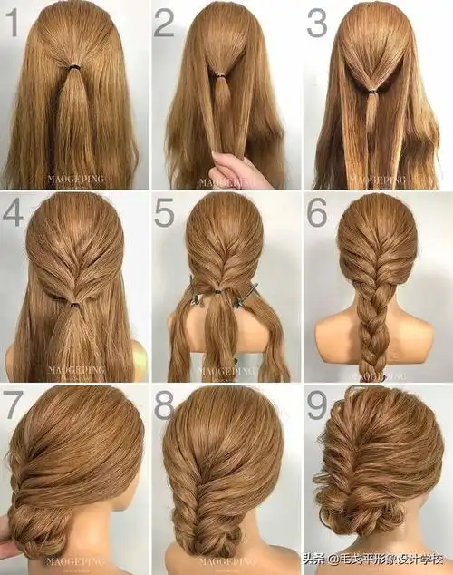 盘发化妆(新娘盘发图解教程)