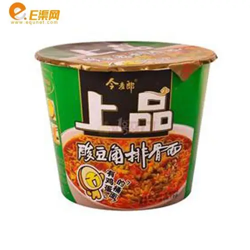 今麦郎上品卤蛋酸豆角排骨面145g