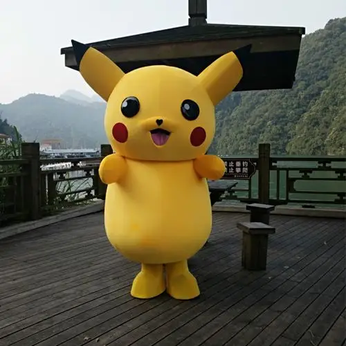 皮卡丘卡通人偶服装科尼卡通行走吉祥物005