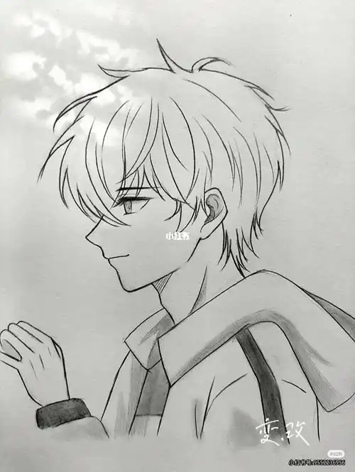 原图来自@飞行模式#动漫手绘  画稍微做了点改动