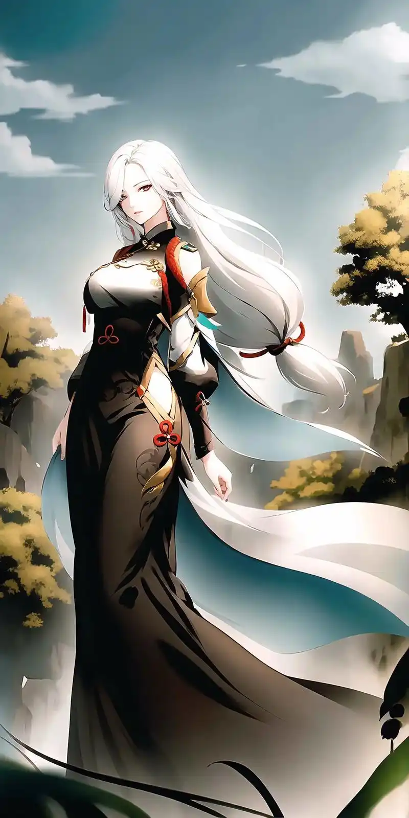 高清壁纸.水墨使我们相遇#二次元 #动漫 #原创动画 #动漫 - 抖音