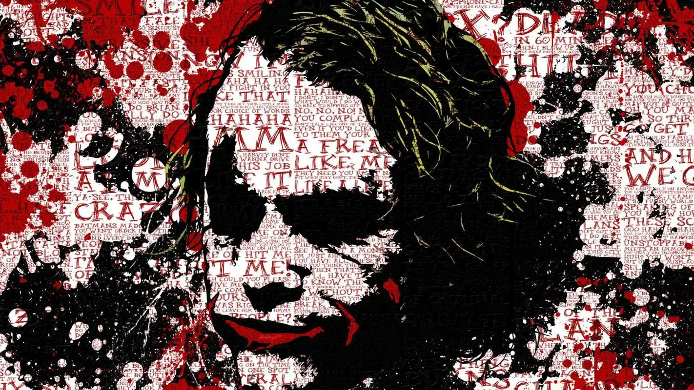 恐怖小丑系列(一):恐怖漫画世界的小丑电脑桌面壁纸