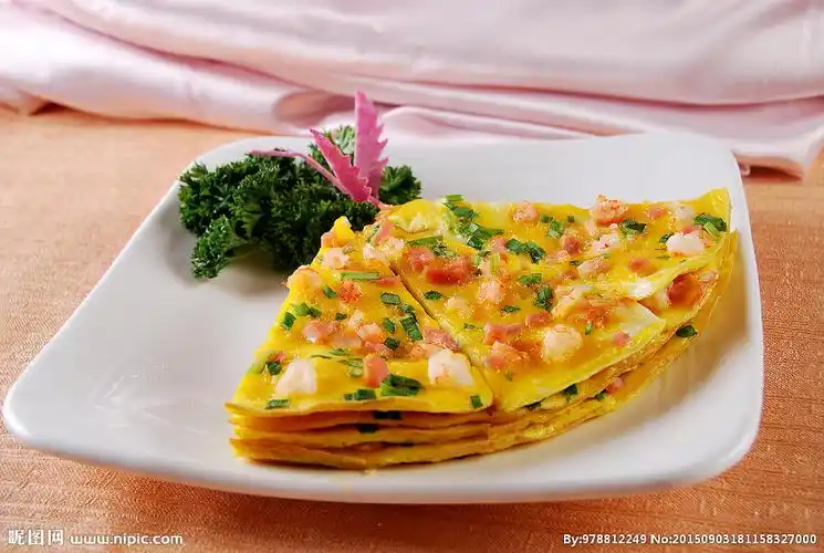 虾仁鸡蛋饼图片