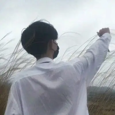 唯美男生背影头像 背景夕阳的意境男头,男生头像图片-回车桌面