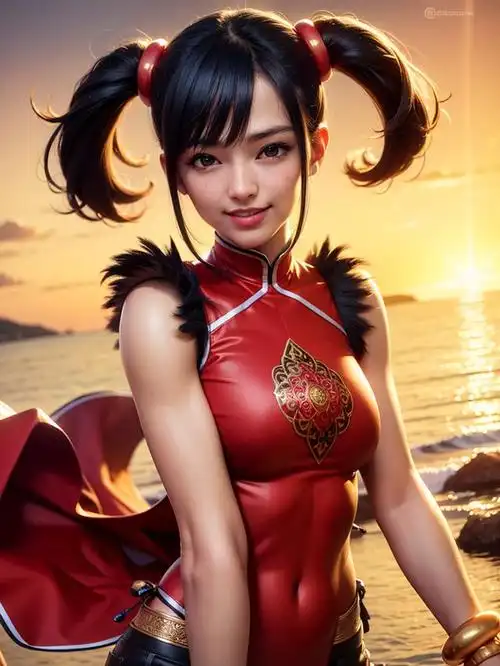 铁拳各种画风的凌晓雨头像壁纸