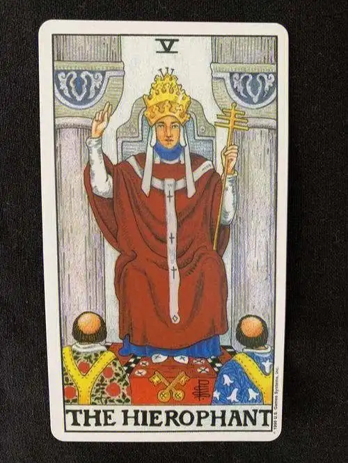 每天学习一张塔罗牌5号教皇