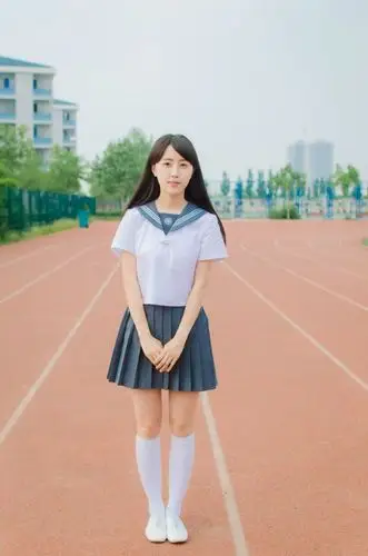毕业季小学妹校服清新萌动人心1