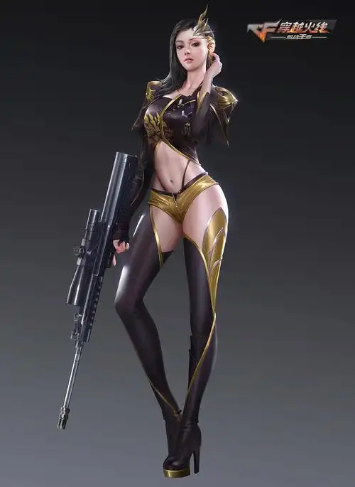 为游戏《穿越火线》创作的角色插画