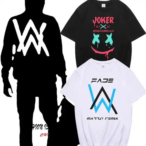 艾兰沃克短袖alanwalker艾伦faded同款衣服男女潮牌t恤