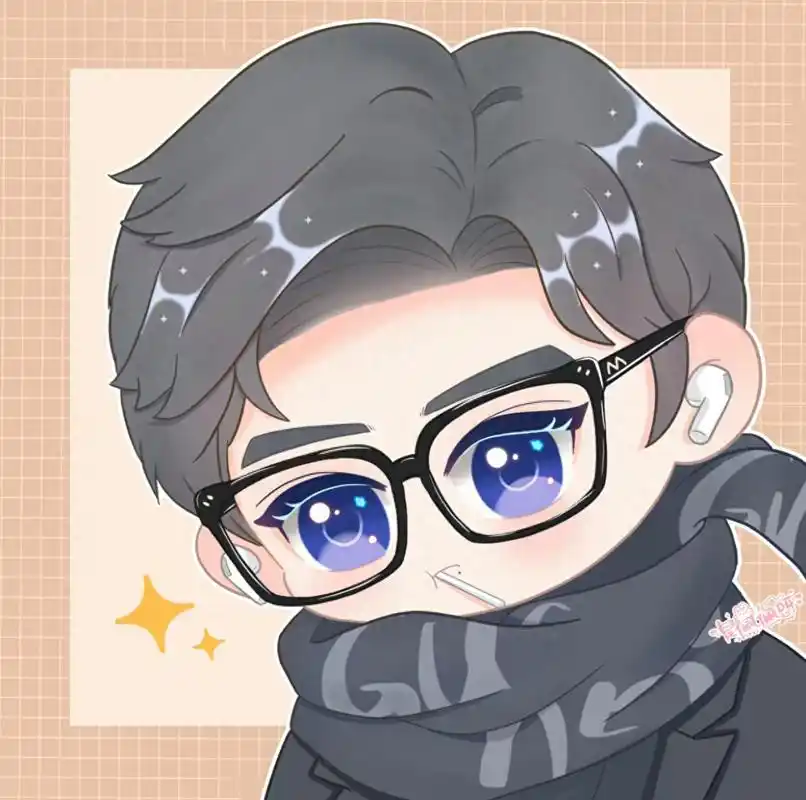 肖战头像,卡通版的肖战,太萌了