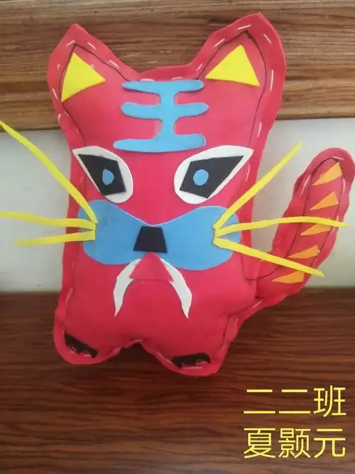 小老虎——二二班小朋友手工制作(六)