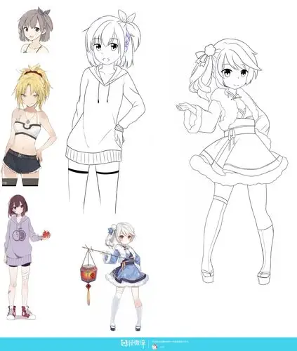 漫画衣服绘画方法训练 - 木子 - 轻微课