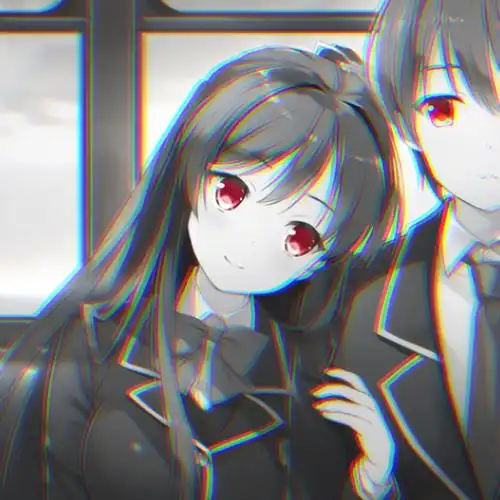 《动漫情头》暗黑风动漫情侣头像