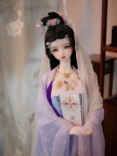 古风美人 sd娃娃 bjd 玩具 人偶 壁纸 萌物