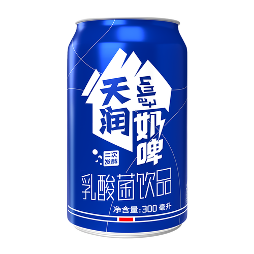 天润奶啤terun新疆300ml12瓶罐装乳酸菌饮品12罐含乳饮料
