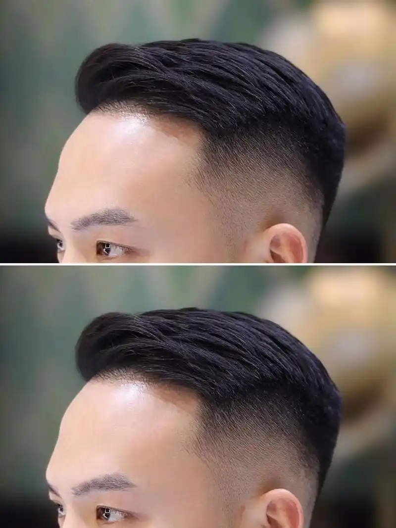 高级感港风侧背|痞帅发型|男生发型 92港风侧背无论是剪裁还是造型