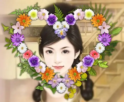 心型花环画中画