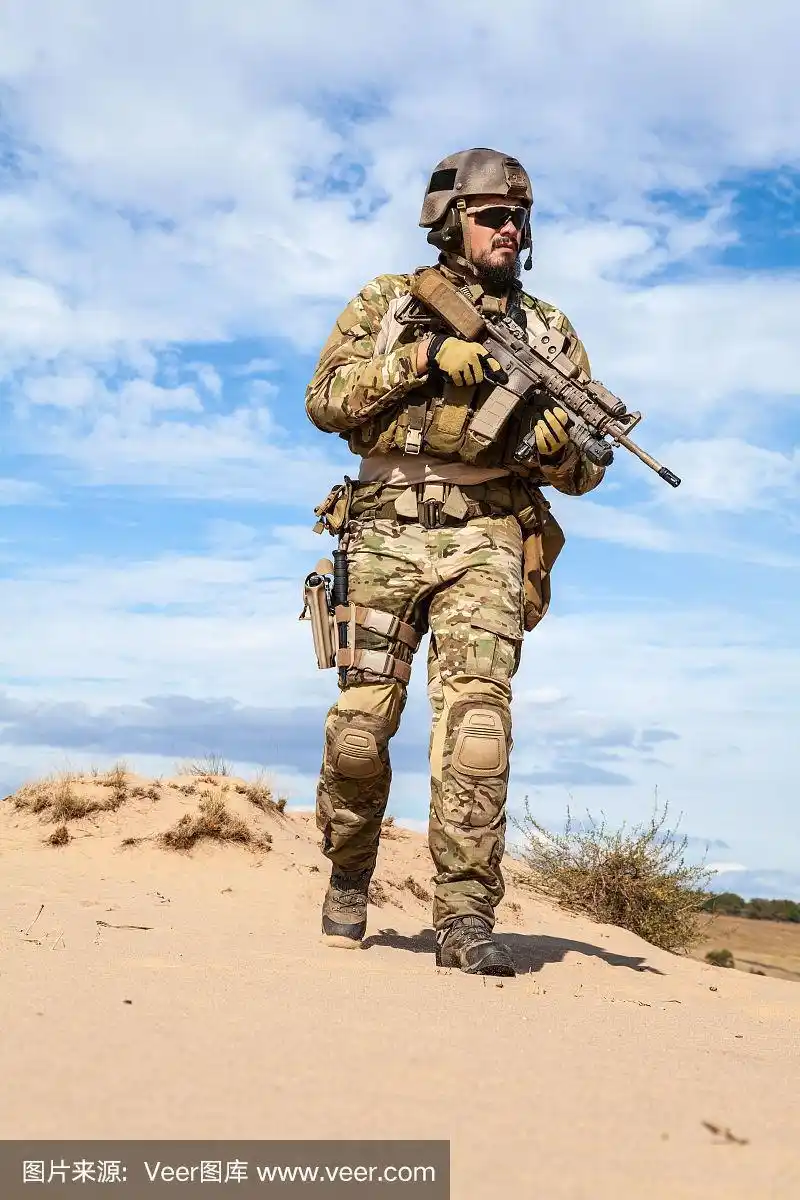 美国陆军特种部队的士兵