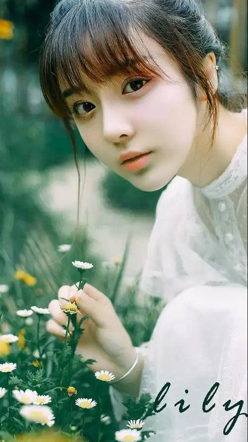 清新文艺美女写真iphone7壁纸文艺美女清新美女气质美女iphone7壁纸