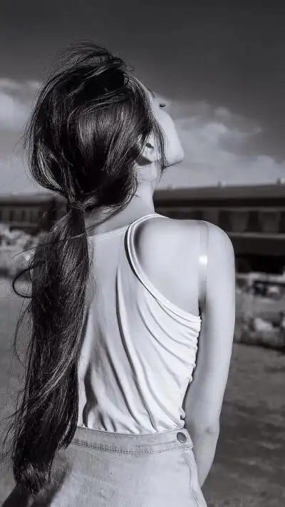 马尾辫女生 - 堆糖,美图壁纸兴趣社区