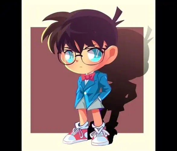 柯南q萌画风全过程