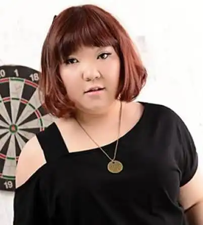 分享:胖人适合的发型图片之中长梨花头