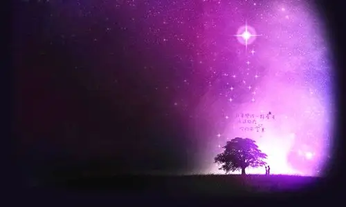 紫色风景意境壁纸_唯美梦幻的色彩