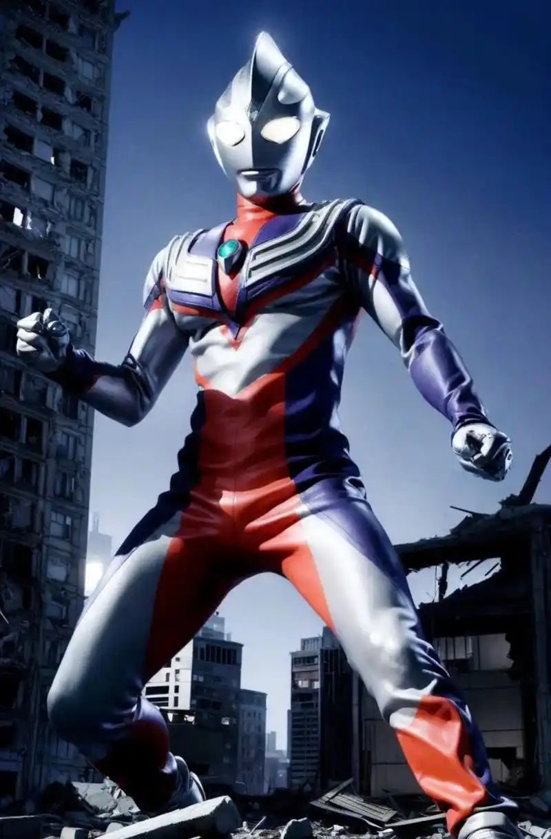 ai绘画 #奥特曼 #迪迦奥特曼 ai软件的迪迦还是很帅 - 抖音