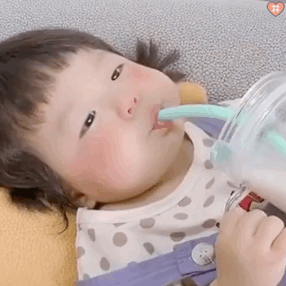 萌娃丸子妹表情包动图