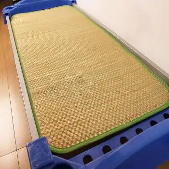 全友治家定做夏季学生凉席儿童草席幼儿园午睡席婴儿床席双面宝宝席子