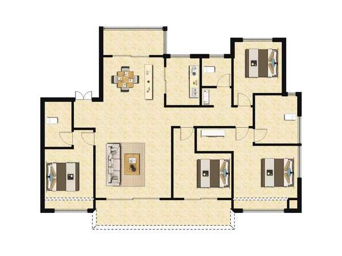 新希望旭辉锦官天樾户型图