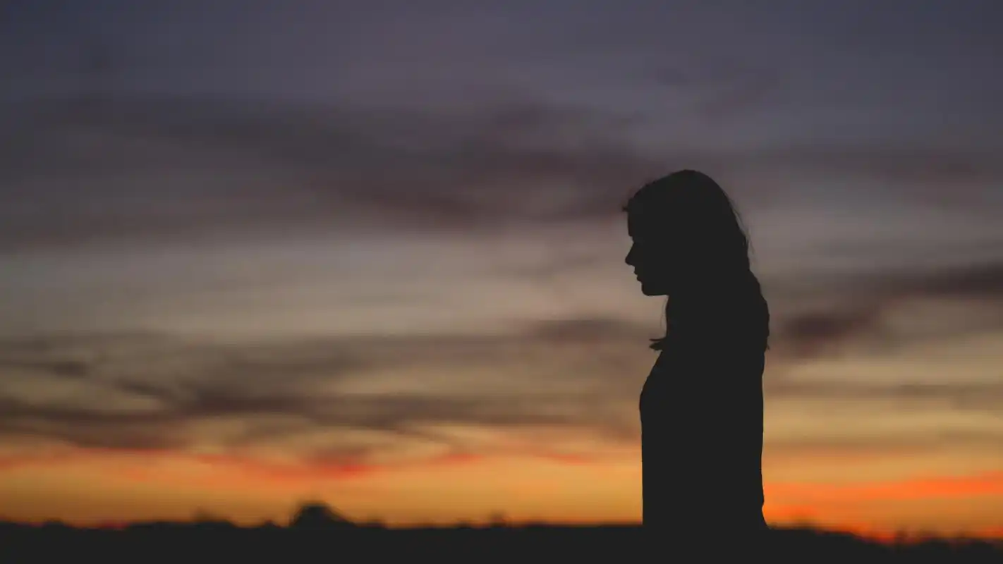 逆光人像剪影唯美桌面壁纸图片 第二辑