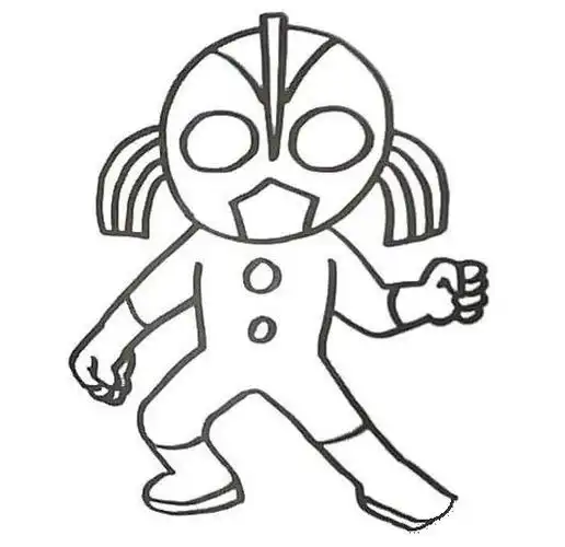 尤迪安奥特曼简笔画图片大全人物简笔画奥特曼简笔画幼儿卡通动漫人物