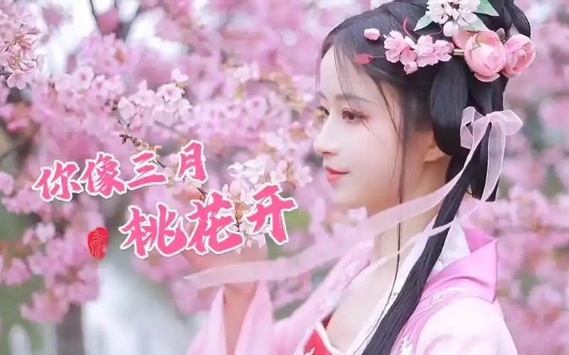 任妙音一首《你像三月桃花开》甜美醉人的歌声,让人百听不厌