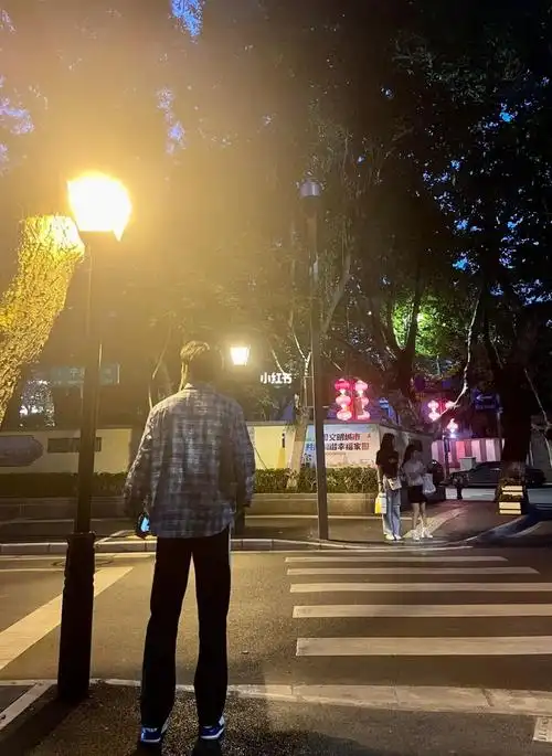 有时候会散步在一个人的夜里