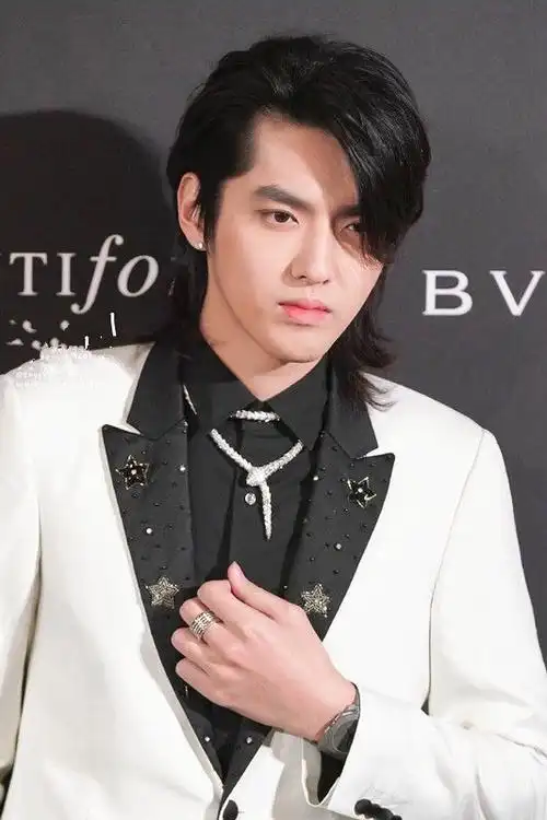 吴亦凡,西装穿出了"小鲜肉"的清新感,魅力值很高|衬衫|礼服|领口|发型