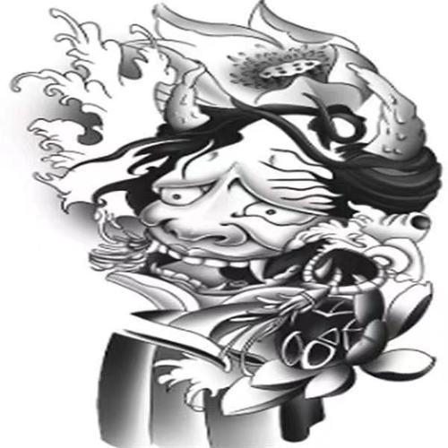 社会人必备高清大图韩国遮疤痕逼真身体彩绘潮流半臂